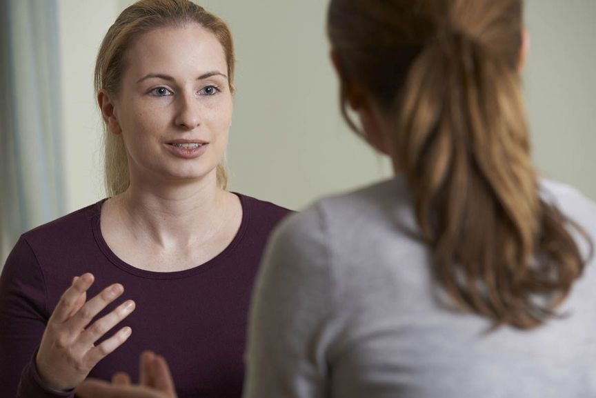 Young Woman Discussing Problems With Counselor decorative image of psychology_szxsfj , Psychology 2016-09-08 20:15:44