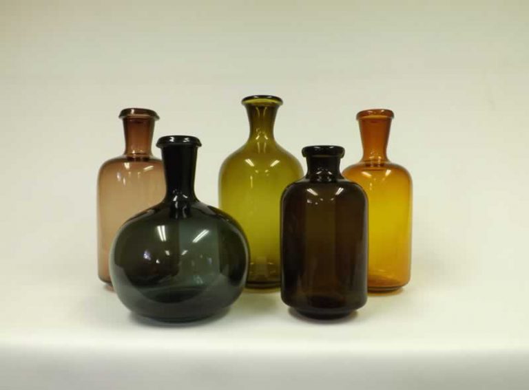 decorative image of 0510-JohnShoemaker_ApothecaryBottles_s8p6yc , “Some Like It Hot” Glassworks Exhibit at PSC Switzer Gallery Runs May 23 – July 21 2017-01-17 14:24:07