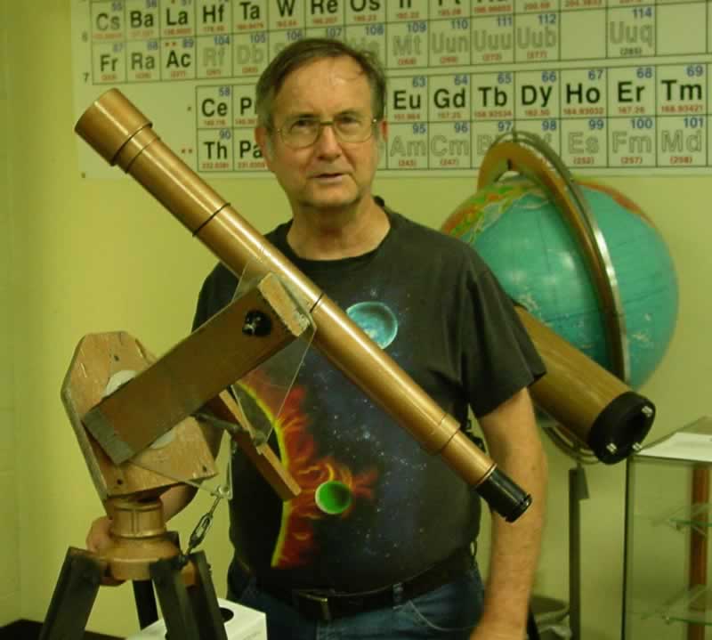 decorative image of 0919-WayneGalileoscope_xsh1t3 , Astronomy Professor Wayne Wooten Digs Up “Iron Bones” for PSC Book Talk Sept. 21 2017-01-17 14:22:54