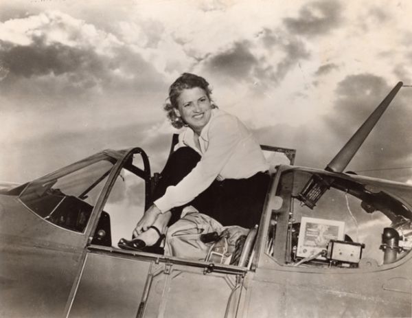 0421 JackieCochran 2 decorative image of 0421-JackieCochran-2 , Aviation legend Jackie Cochran’s amazing story onstage free at PSC April 23 2017-04-21 15:55:49
