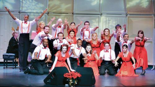 PSC Entertainers Jazz Choir performs lively holiday tunes Dec. 7. decorative image of PSC-Entertainers , Free Holiday Choral Concert at PSC Dec. 7 2017-12-01 15:40:22