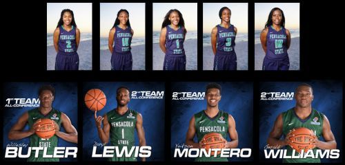 decorative image of bball-players , Pirates, Lady Pirates basketball players named to FCSAA  All-Panhandle Conference Teams 2018-03-06 11:38:00