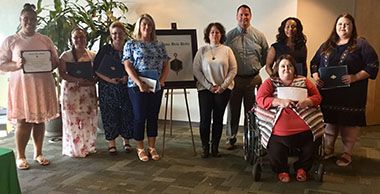 decorative image of Inductees , Undeterred by illness, single mom closes in on bachelor’s degree 2018-05-22 10:09:30