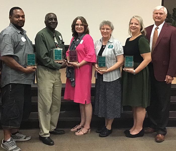 PSC Employees of the Year decorative image of PSC-Employees-of-the-Year , Pensacola State recognizes 2018 Supervisor, Employees of the Year 2018-07-30 07:54:16