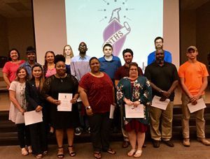 Inductees decorative image of Inductees , 74 Pensacola State students inducted into NTHS 2018-09-11 09:20:44
