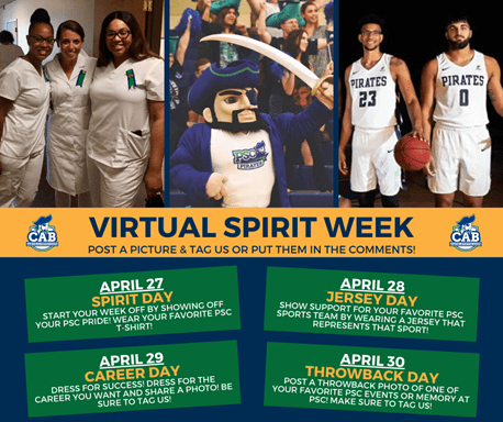 decorative image of virtualspiritday , Virtual trips, online fun-and-games help keep PSC students in touch during shutdown 2020-04-24 13:35:55