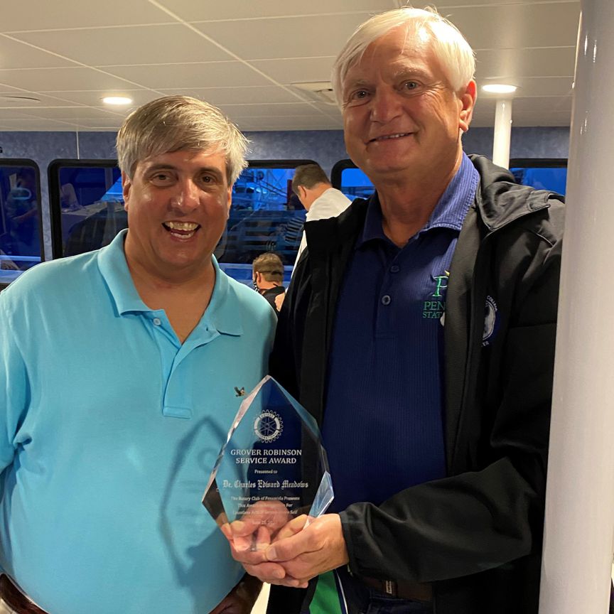 decorative image of rotary_1200 , Pensacola State College President Ed Meadows honored with Rotary award 2020-07-01 15:28:07