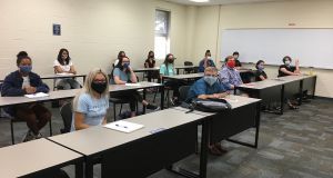socialdistantclass decorative image of socialdistantclass , Welcome (Or Welcome Back) to Pensacola State College 2020-08-18 08:04:03