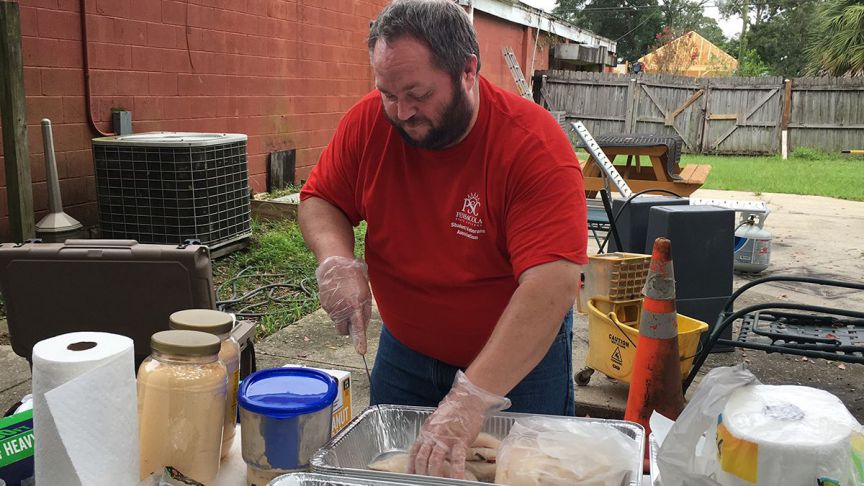 decorative image of DustinReddin , Student Veterans Association members, like us all, were forever affected by tragedy of 9-11 2020-09-11 15:23:35