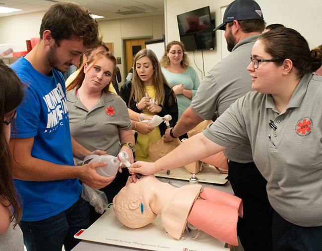 decorative image of HealthCareerFair_2019-6 , New grant will provide scholarships, equipment for CTE students and programs 2020-09-09 13:26:06