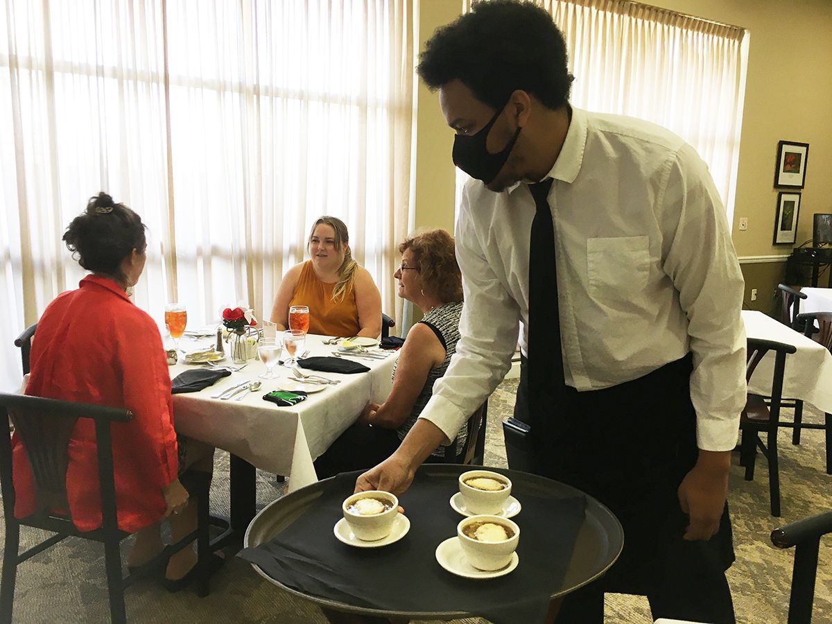 server decorative image of server , PSC Culinary Management’s popular Lunch & Dinner series limited to faculty, staff for fall 2020-10-23 09:15:33