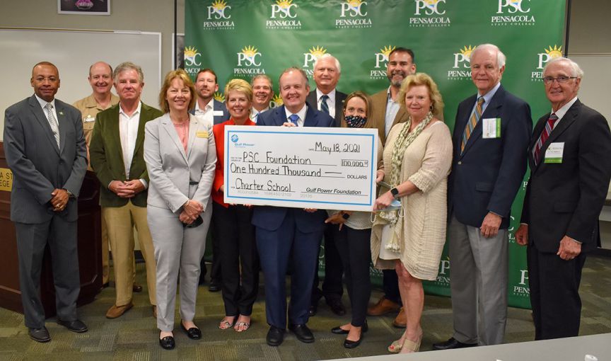 2021May18-GulfPowerFoundation-Group1 decorative image of 2021May18-GulfPowerFoundation-Group1 , PSC to open new dual enrollment charter school targeting military dependents 2021-05-19 11:00:06