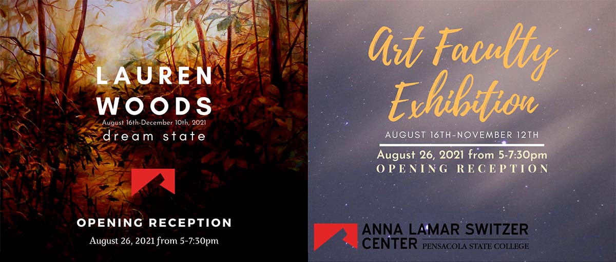 artexhibits decorative image of artexhibits , Mobile artist Lauren Woods, PSC art faculty reception is Thursday 2021-08-25 14:06:43