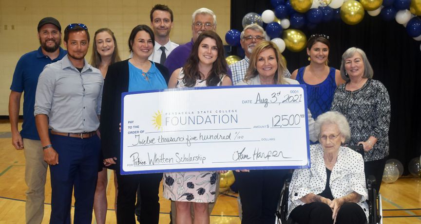 groupshot decorative image of groupshot , Scholarship created for Patrice Whitten, who helped cultivate hundreds of scholarships, raise millions for PSC 2021-08-04 14:16:55