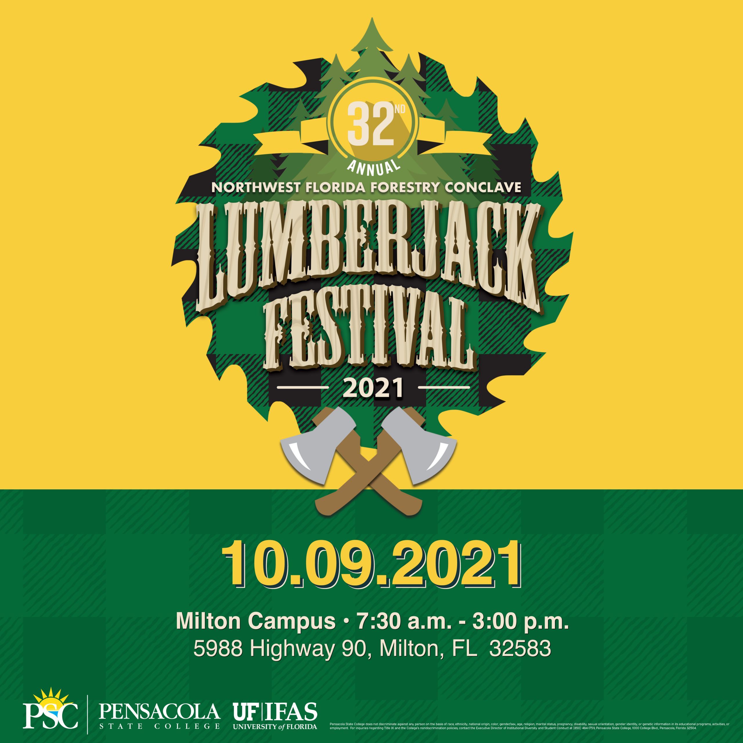 Pensacola State College Fall is here and its a perfect time for a Lumberjack Festival! (850)484-1000 picture picture