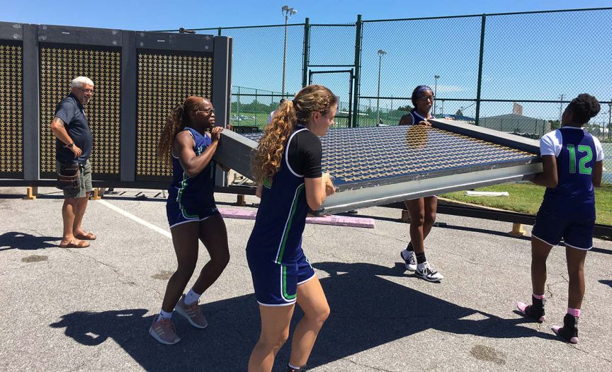 decorative image of goldstars2 , PSC athletes help construct GoldStars Tribute Wall for WSRE 9/11 commemoration 2021-09-10 14:57:04