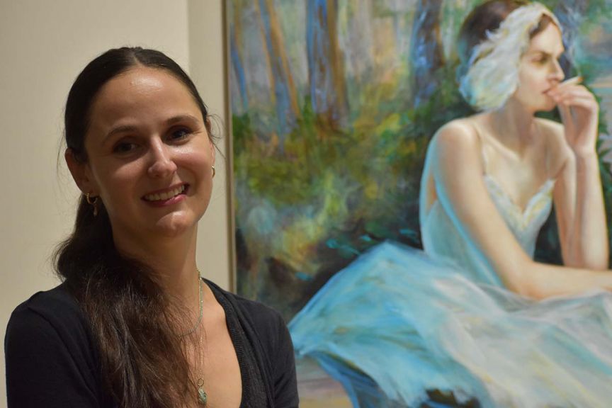 laurenwoods decorative image of laurenwoods , Mobile artist Lauren Woods discusses ‘mythic time,’ ballet and even Einstein at PSC Artist Lecture 2021-09-08 11:06:39