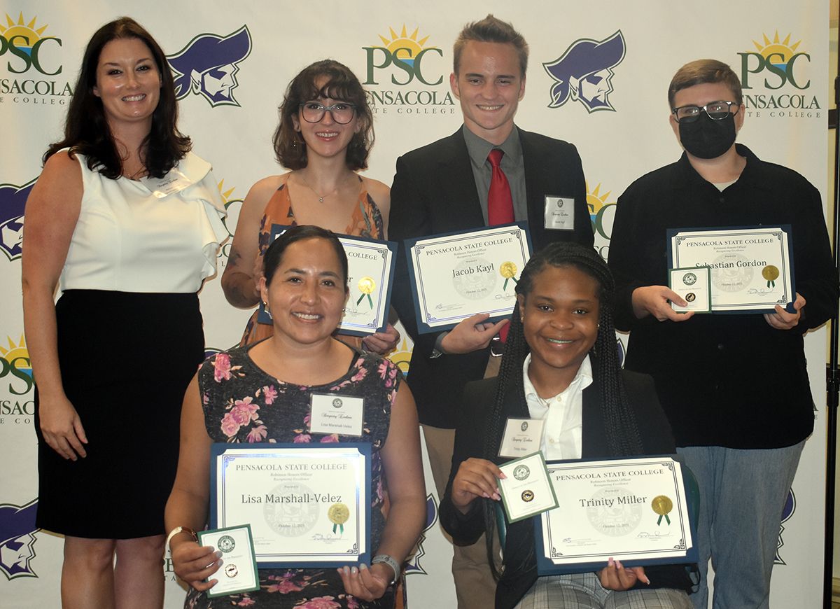 Robinson Honors Program officers decorative image of Robinson-Honors-Program-officers , PSC’s best and brightest honored at ‘Recognizing Excellence’ reception 2021-10-13 13:25:38