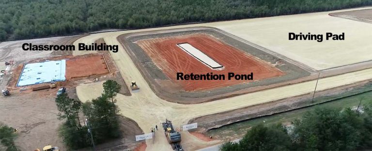 truckschoolaerial decorative image of truckschoolaerial , Work on PSC Truck Driver Training Facility moving along in Santa Rosa County and could be ready for students in August 2022-01-12 15:06:50