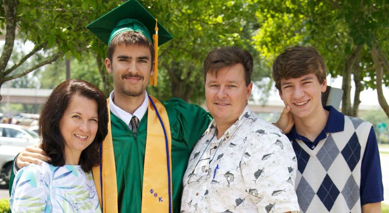 decorative image of graduation , Kyle Lowrey was a stellar PSC student and remarkable young man – his legacy continues with endowed scholarship 2022-03-23 14:06:13