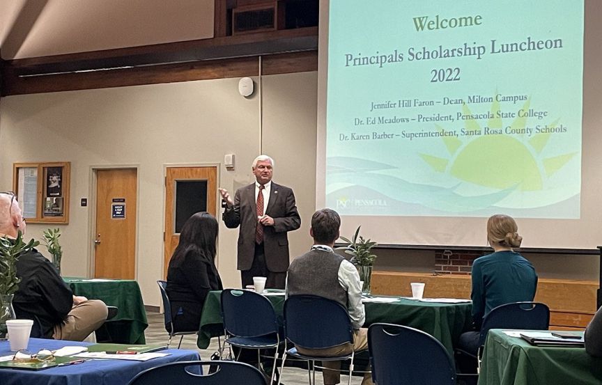 principals2 decorative image of principals2 , Santa Rosa high school principals, guidance counselors visit PSC for Scholarship Luncheon 2022-03-10 09:13:53