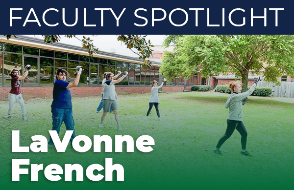 decorative image of faculty-spotligh-lavonne-french , Yes, we’re Pirates but why are students wielding swords behind Ashmore Auditorium? 2022-05-04 14:26:30