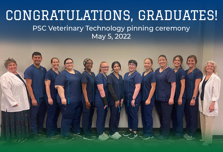 decorative image of vet-tech2 , 11 students earn Veterinary Technology Vocational Pins 2022-05-19 07:47:27