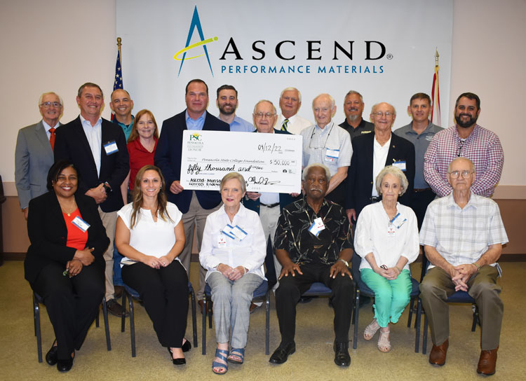 decorative image of ascend , Ascend donates $50,000 to PSC endowment scholarship originally established by Monsanto, Solutia retirees 2022-09-16 10:43:03