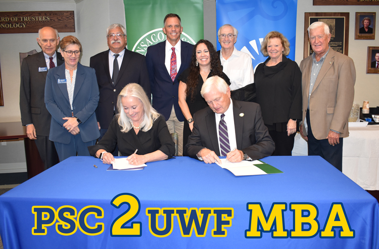 decorative image of articulation-2 , New PSC/UWF articulation agreement expedites BAS to MBA admissions 2022-11-04 08:06:01