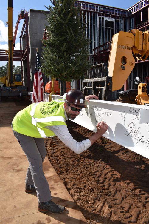 decorative image of last-beam-2 , ‘Topping Off’ ceremony celebrates Phase II building milestone 2022-12-08 12:06:45