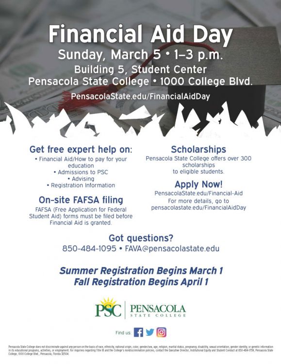 decorative image of 64421_financial-aid-day-flyer , PSC to host Financial Aid Day March 5 2023-02-09 08:36:58