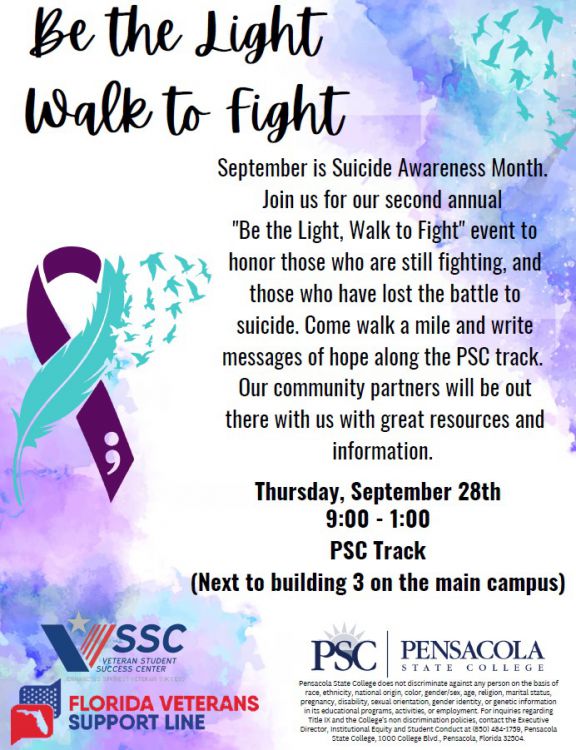 decorative image of Be-The-Light , Be the Light, Walk to Fight Event for Suicide Awareness Month 2023-08-16 10:56:19
