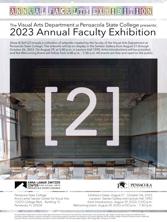 decorative image of ShowTell-scaled , 2023 Annual Faculty Exhibition 2023-08-15 08:38:50