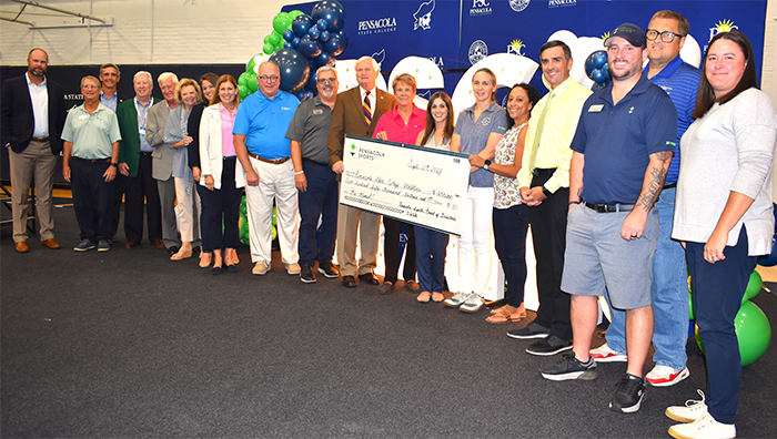 decorative image of Sports , PSC Athletics receives $250,000 donation from Pensacola Sports 2023-10-04 07:58:13