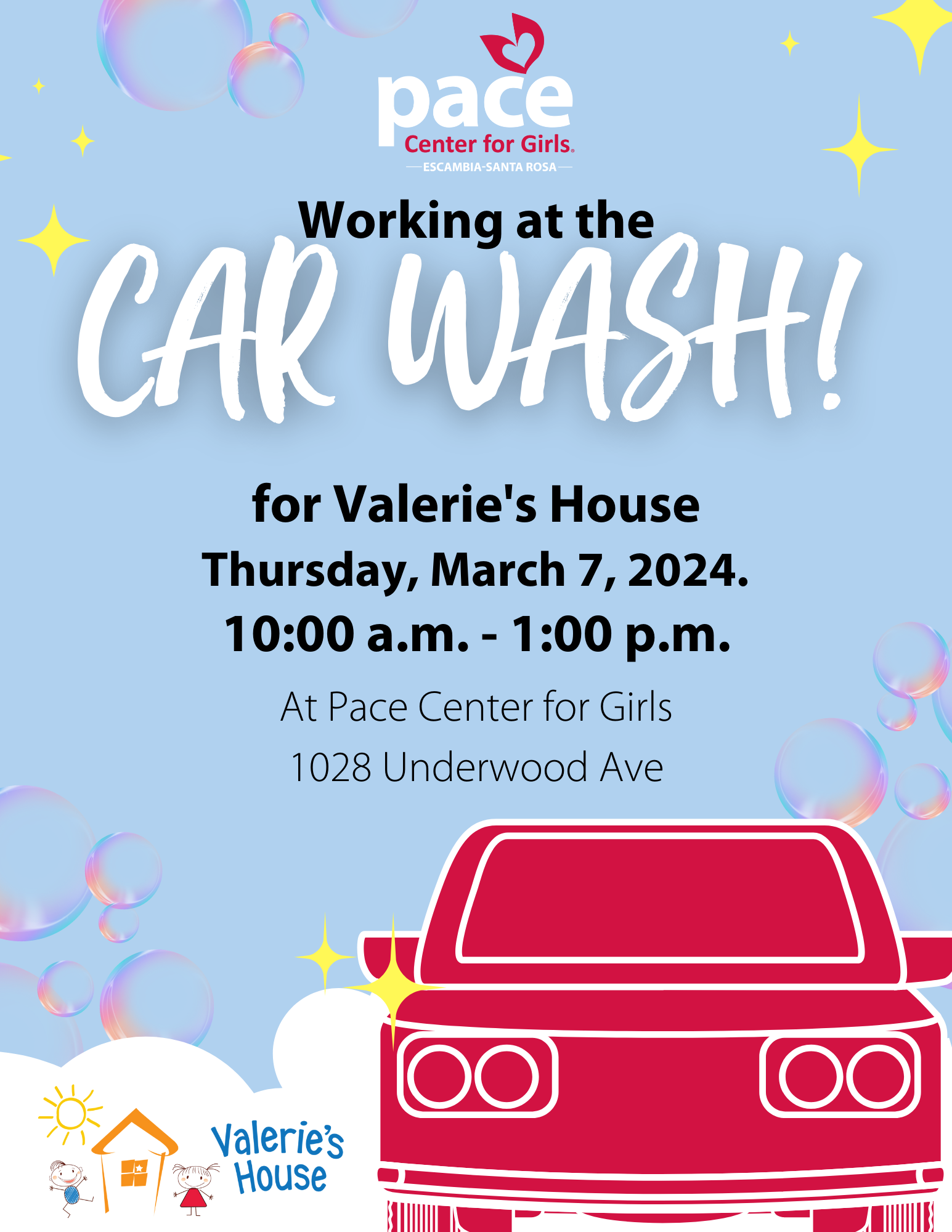 Pace Center for Girls Car Wash Pensacola State College