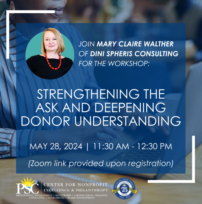 Mary Walther decorative image of Mary-Walther , PSC Nonprofit Center to hold virtual workshop on Tuesday 2024-05-22 11:48:08