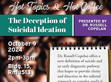 Russell decorative image of Russell , The Deception of Suicidal Ideation Presented by Dr. Russell Copelan 2024-10-01 13:12:14