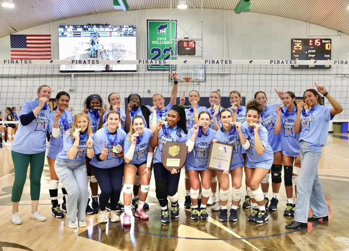 Volleyball decorative image of Volleyball , PSC Volleyball Upsets Gulf Coast State to Win FCSAA Championship 2024-11-13 07:21:11