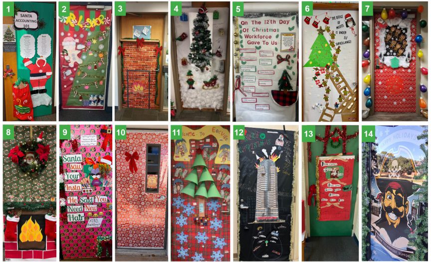 Holiday Doors decorative image of Holiday-Doors , Eighth annual holiday door decorating contest was one for the books 2024-12-17 09:26:35