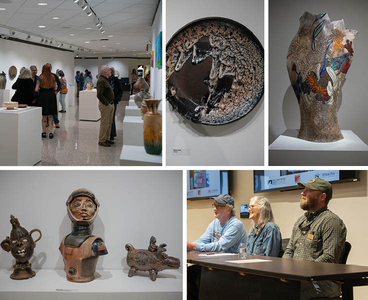 decorative image of Kiln , Gulf Coast ceramicists share expertise on wood-fired kiln art at Connected Switzer Gallery reception 2025-02-06 09:30:52