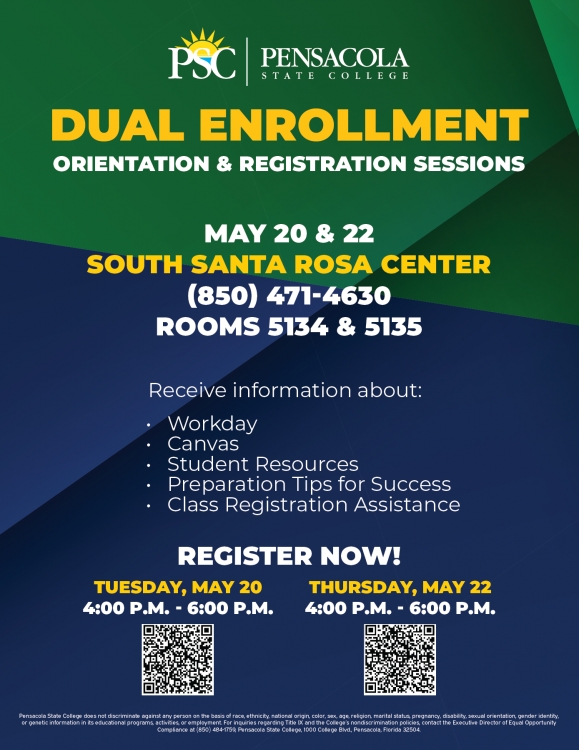 decorative image of Dual-Enrollment , Dual Enrollment Orientation and Registration 2025-05-15 14:38:23