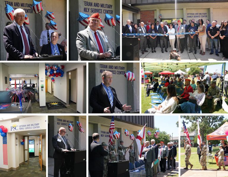Veterans decorative image of Veterans , Pensacola State College celebrates grand opening of Veteran and Military Family Service Center 2025-05-06 10:20:14