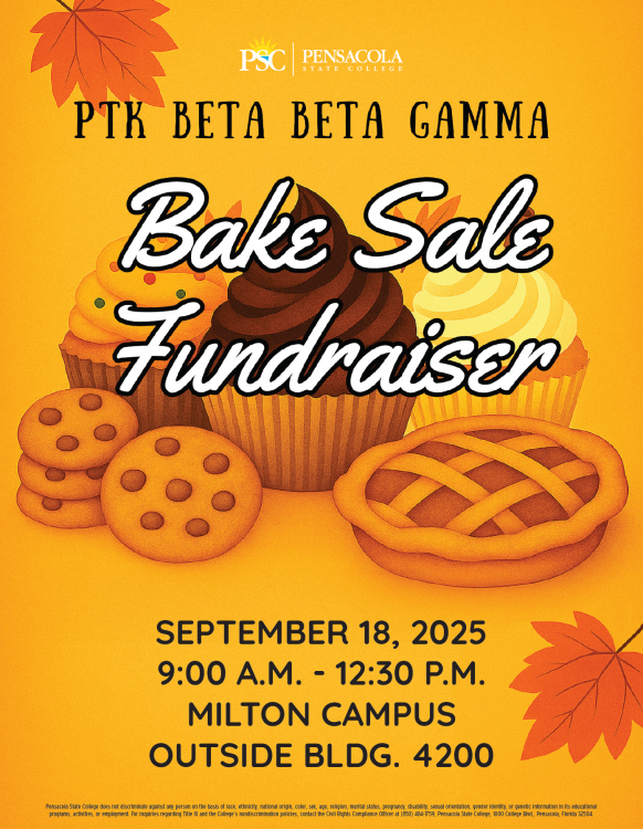 decorative image of Bake , PTK BETA BETA GAMMA Bake Sale Fundraiser 2025-09-12 07:46:46