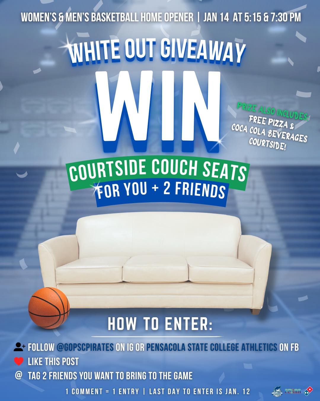 decorative image of 612647892_1352739483537489_4141437880859122220_n , Women's Basketball |  vs Tallahassee State College