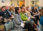 Attendees enjoy a laugh at the dedication of the Ami-Lee Wilder Library and the Liberty Sertoma Science Lab in Memory of Ami-Lee Wilder at the PSC South Santa Rosa Center in Gulf Breeze, Tuesday, Jan.13, 2026.