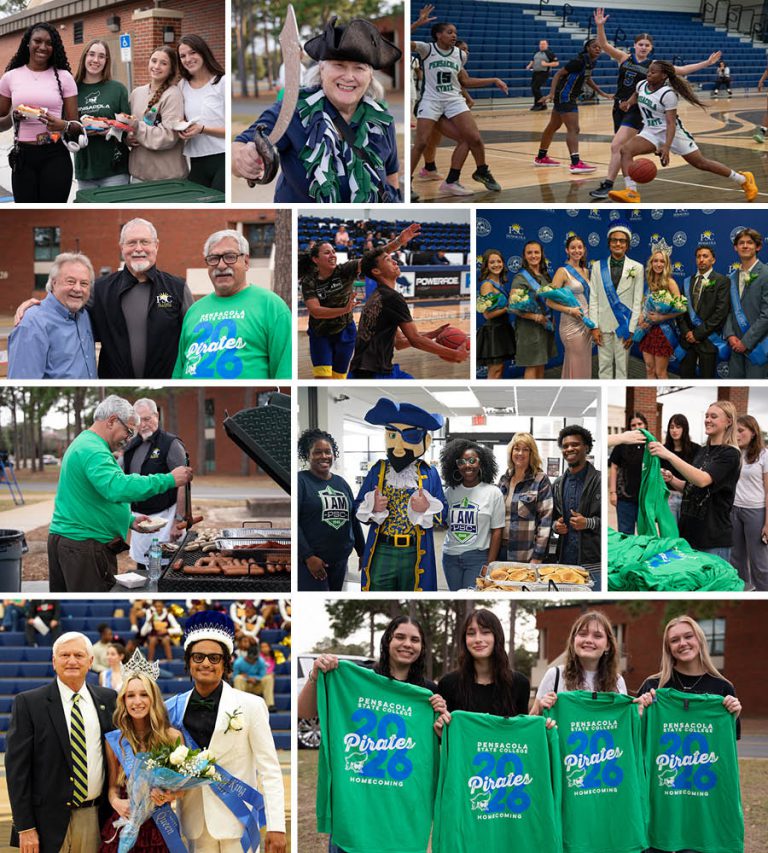 Collage of images from Homecoming 2026.