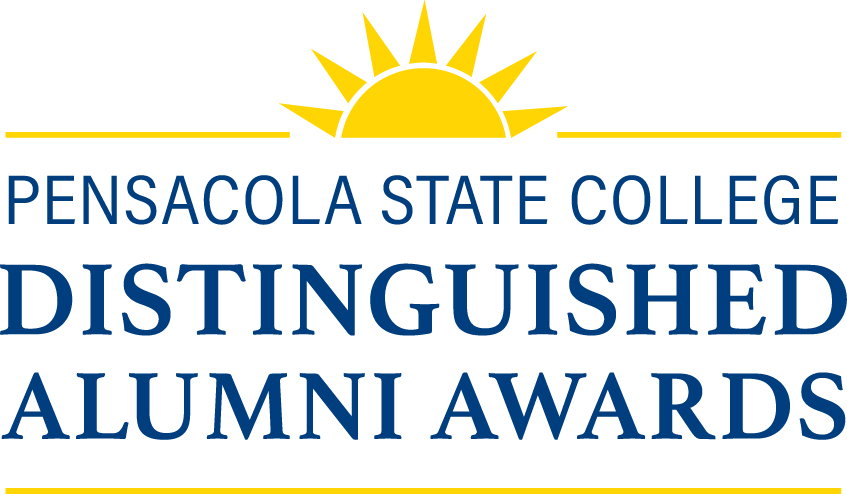 Decorative image of the PSC Distinguished Alumni Awards logo.