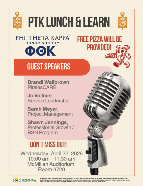 Decorative image of PTK Lunch & Learn.